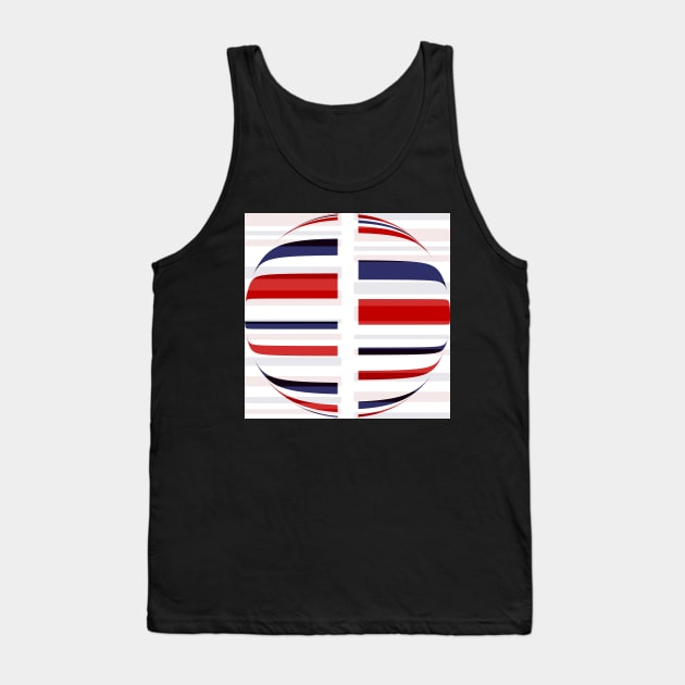 A striped globe Tank Top by TiiaVissak